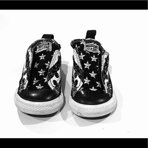 Converse all stars black & white ⭐️ toddler baby 5